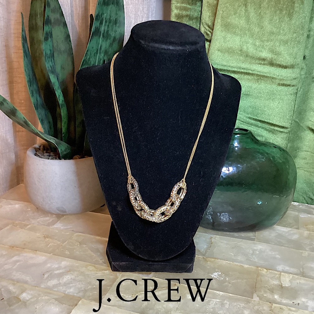 J Crew Necklace...with Smokey Crystal Accents